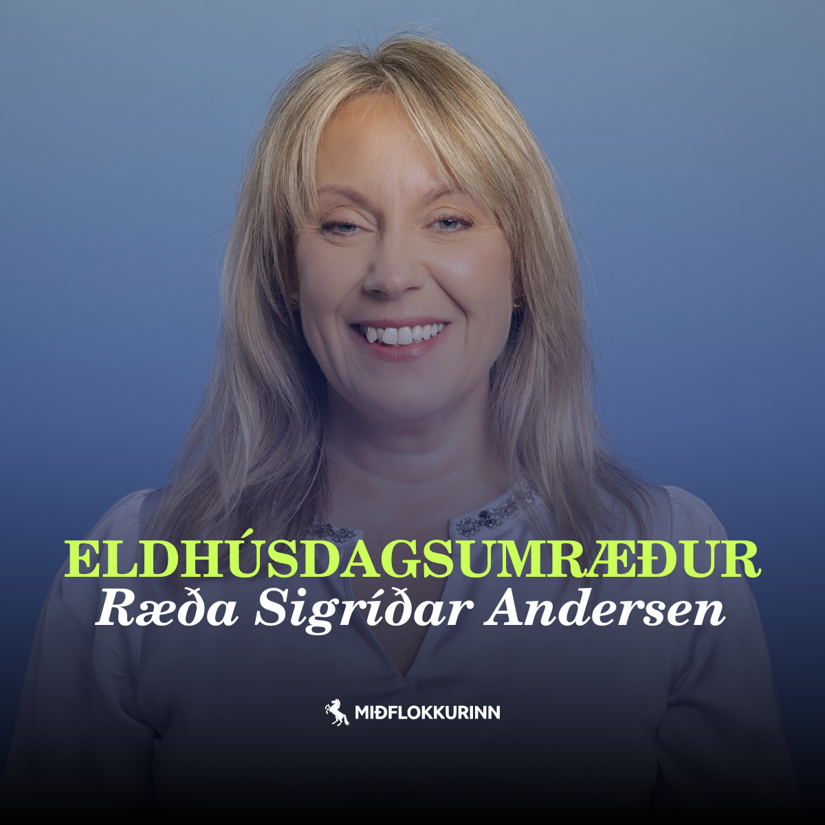 Eldhúsdagsumræður 2025 – Sigríður Andersen