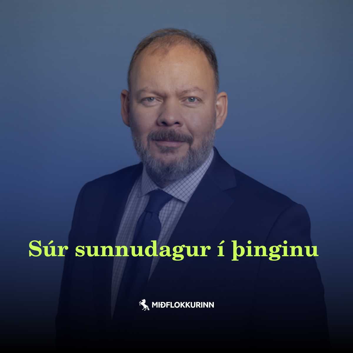 Súr sunnudagur í þinginu