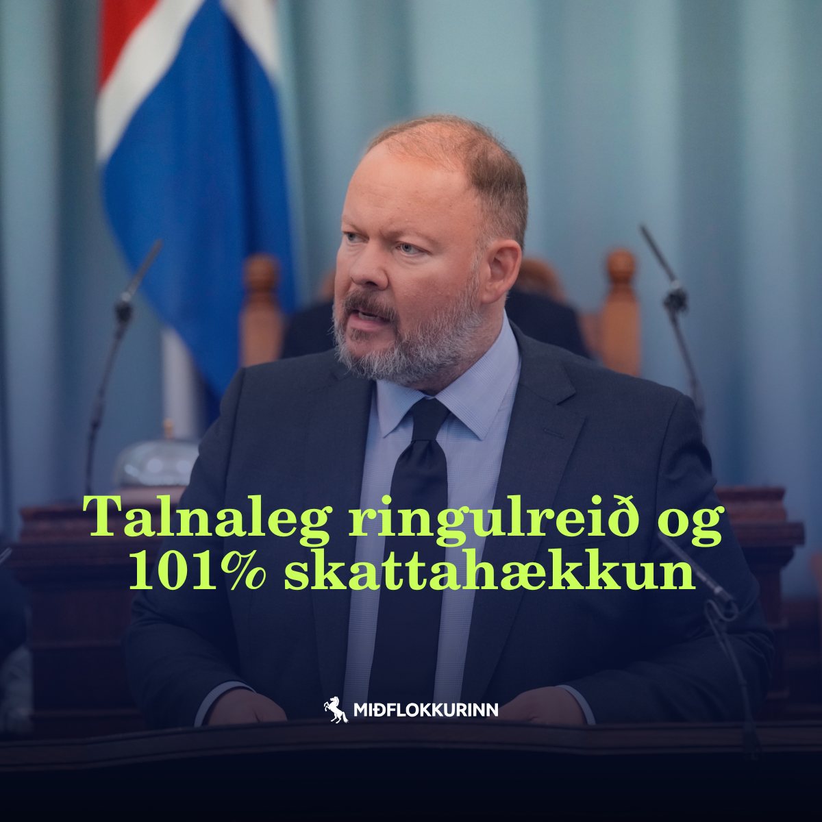 Talnaleg ringulreið og 101% skattahækkun
